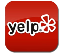 Check Us Out On Yelp Logo - Upland Pool Tile Cleaning Rehab Tile Cleaning