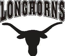 Black and White Longhorn Logo - Wyoming High School Activities Association