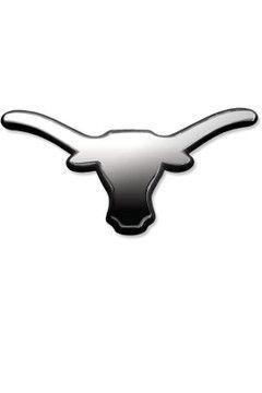 Black and White Longhorn Logo - Texas Longhorn Silver Car Emblem - #1 Best Seller! | Co-op