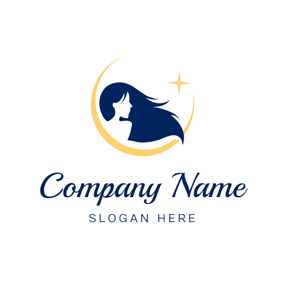 Blue Hair Logo - Free Hair Logo Designs | DesignEvo Logo Maker