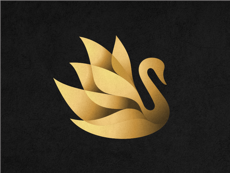 Gold Swan Logo - Gold Swan