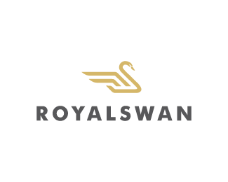Gold Swan Logo - Royal Swan Designed