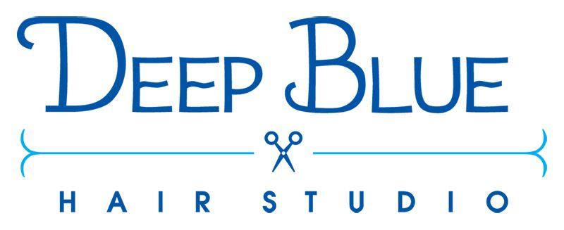 Blue Hair Logo - DEEP BLUE HAIR STUDIO