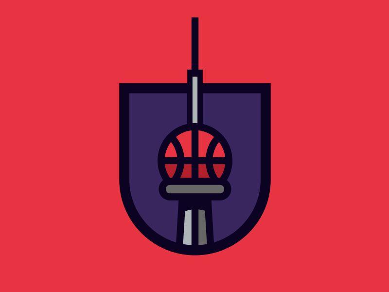 CN Sports Logo - Toronto Raptors / CN Tower