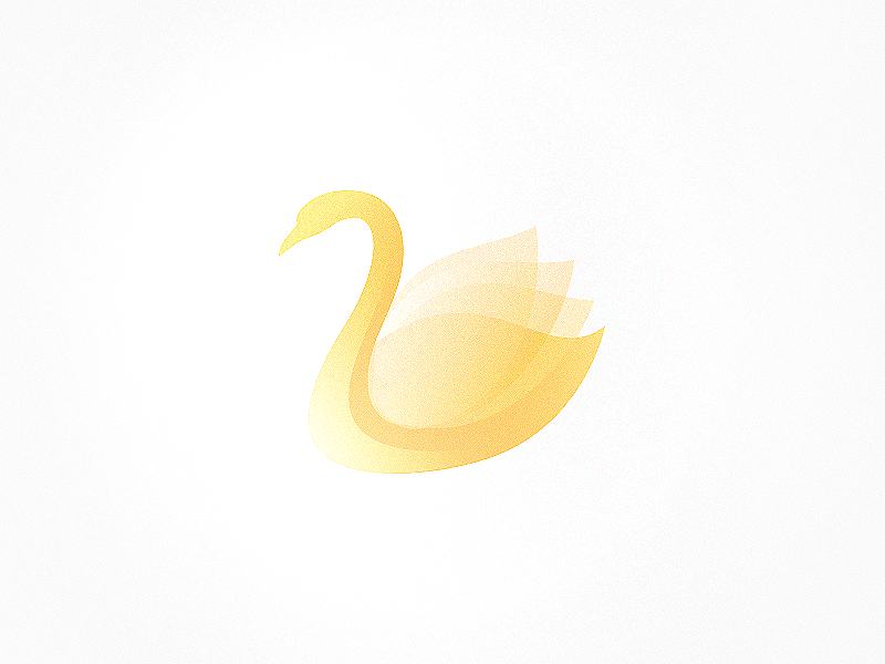 Gold Swan Logo - The Golden Goose - Wind Animal by Usama Awan | Dribbble | Dribbble