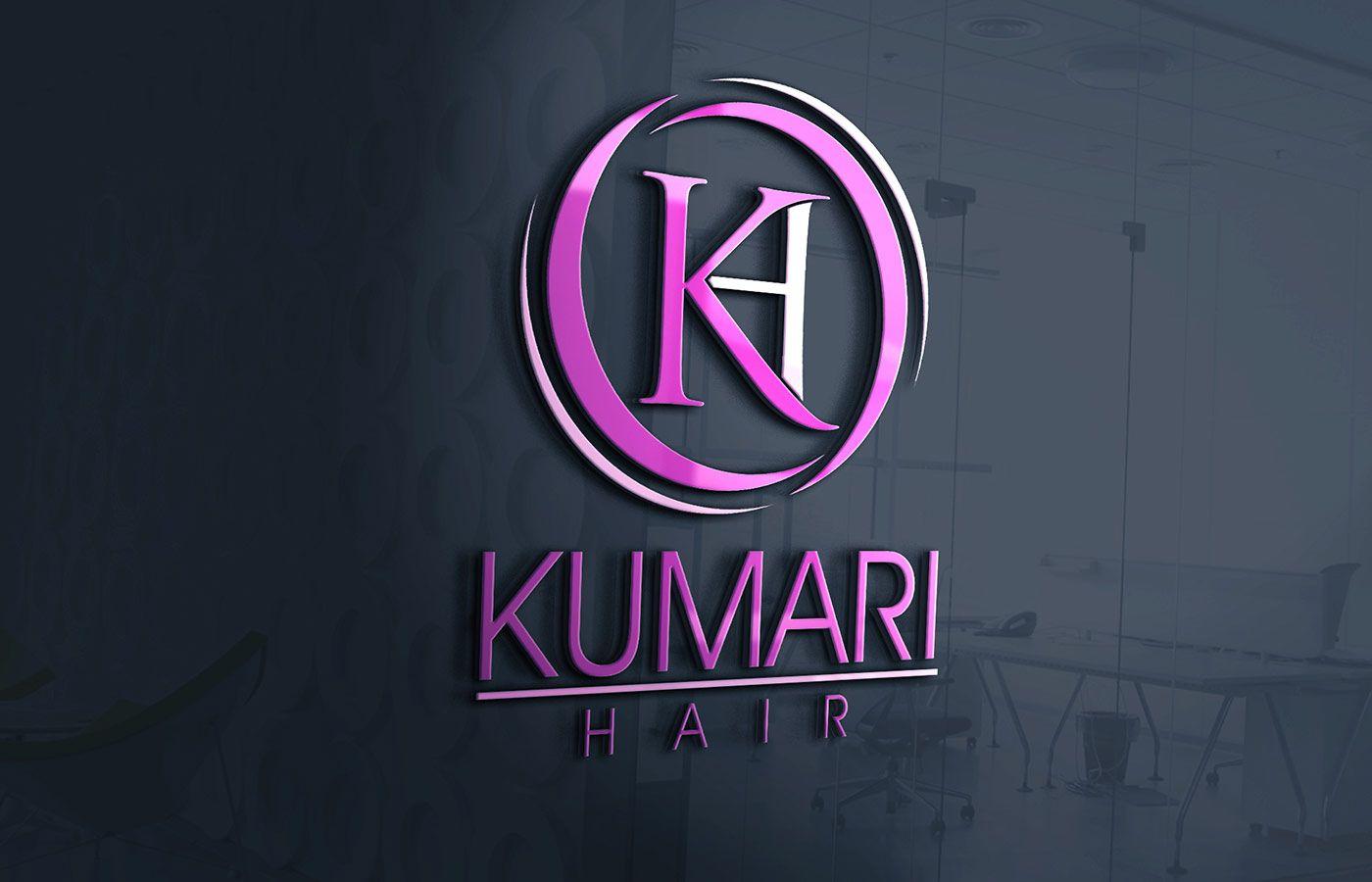 Blue Hair Logo - Branding & Packaging Design of Kumari Hair