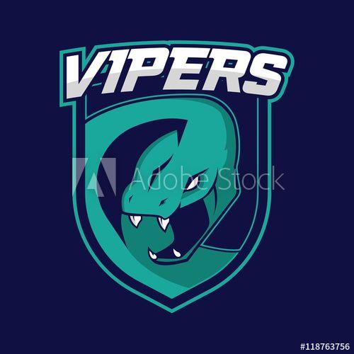 Viper Snake Logo Soccer