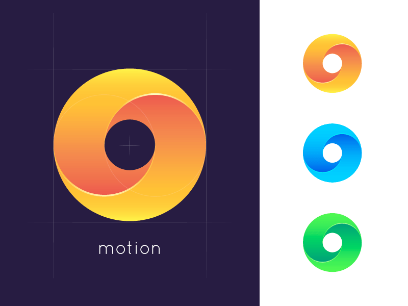 Yellow Blue Circle Logo - Shape and Color in Logo Design. Practical Cases. – Tubik Studio – Medium