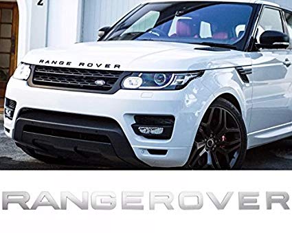 Land Rover Car Logo - Incognito 7 3D Laxury Range Rover Letters Range Rover Logo Range