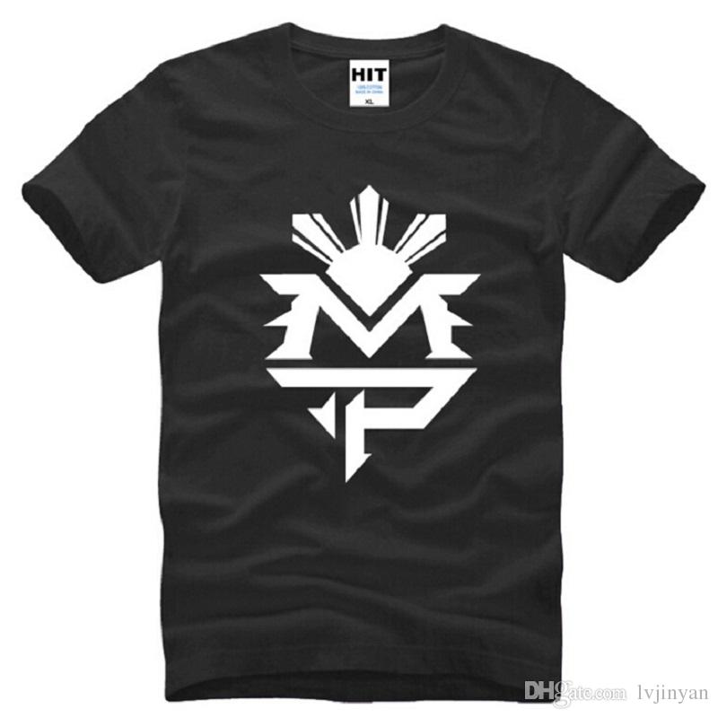 Cool MP Logo - Fashion Sport T Shirt Manny Pacquiao T Shirts Men Cotton Short ...