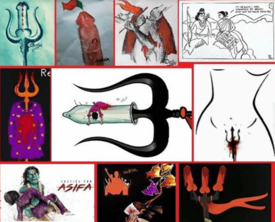 Hindu Religion Logo - Hinduism News. Hate Graphics of Hindu Religious Symbols Dirty