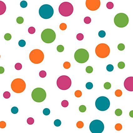 Green Orange Circle Logo - Set of 60 Circles Polka Dots Vinyl Wall Graphic Decals Stickers (Hot ...