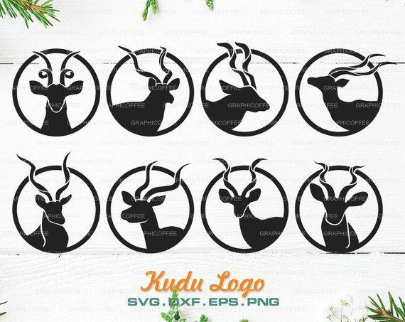 Kudu Logo - kudu Logo SVG Bundle kudu Logo SVG Clipart kudu Logo Cut