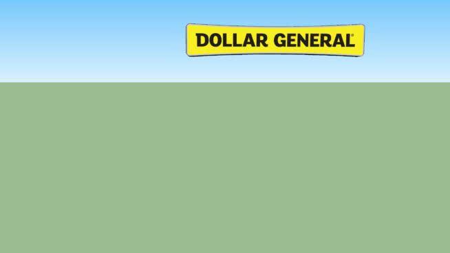 Dollar Genral Logo - Dollar General Logo Wall Signage | 3D Warehouse