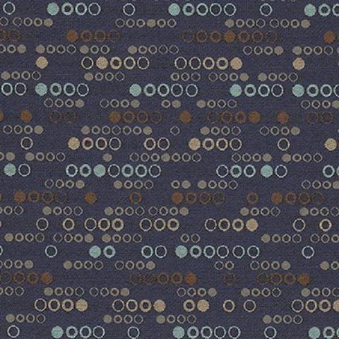 Blue Striped Circles Logo - Momentum Ping Placid Striped Circles Blue Upholstery Fabric – Toto ...