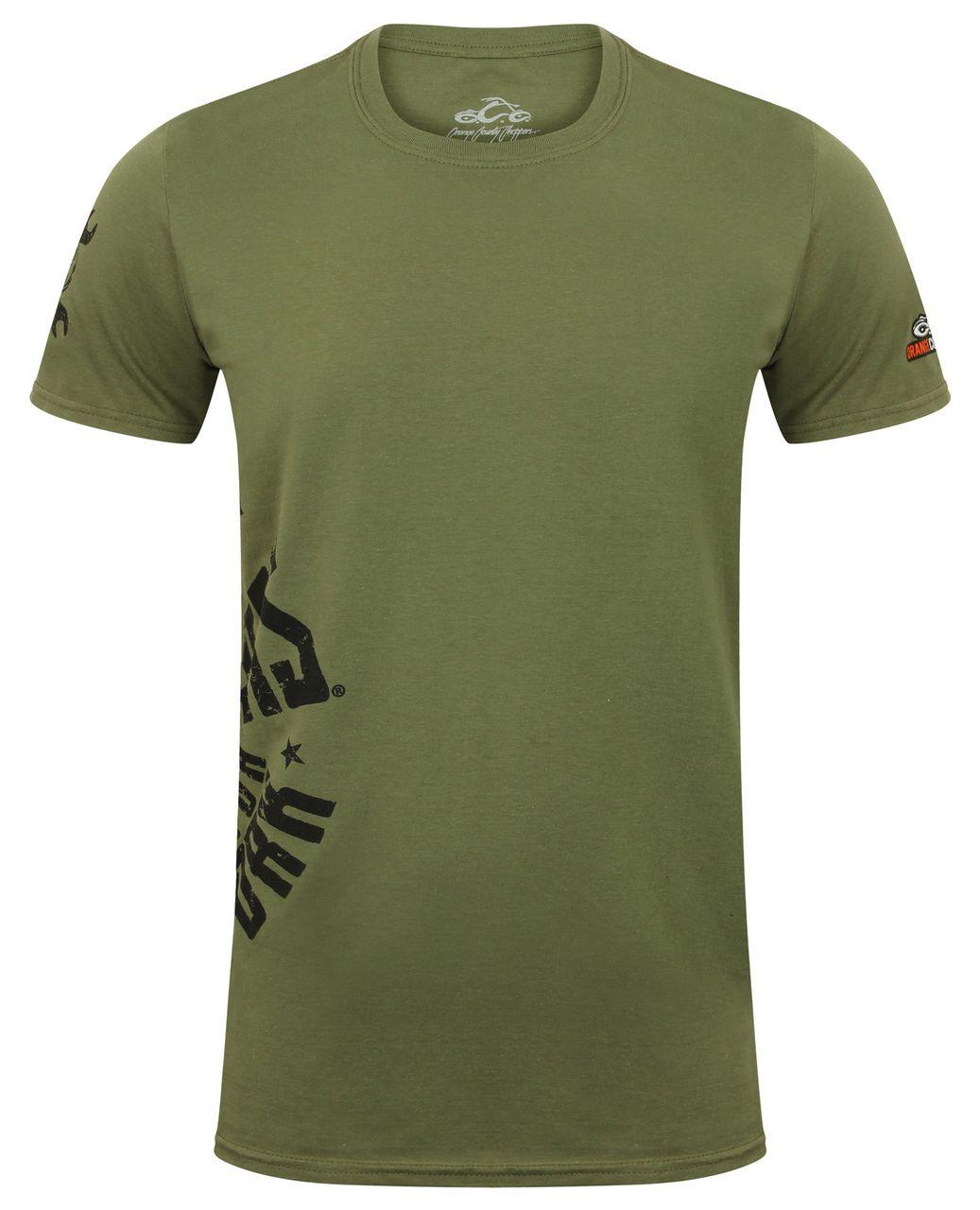 Green Orange Circle Logo - Side Circle OCC T-Shirt (Green) | Orange County Choppers T-Shirts ...