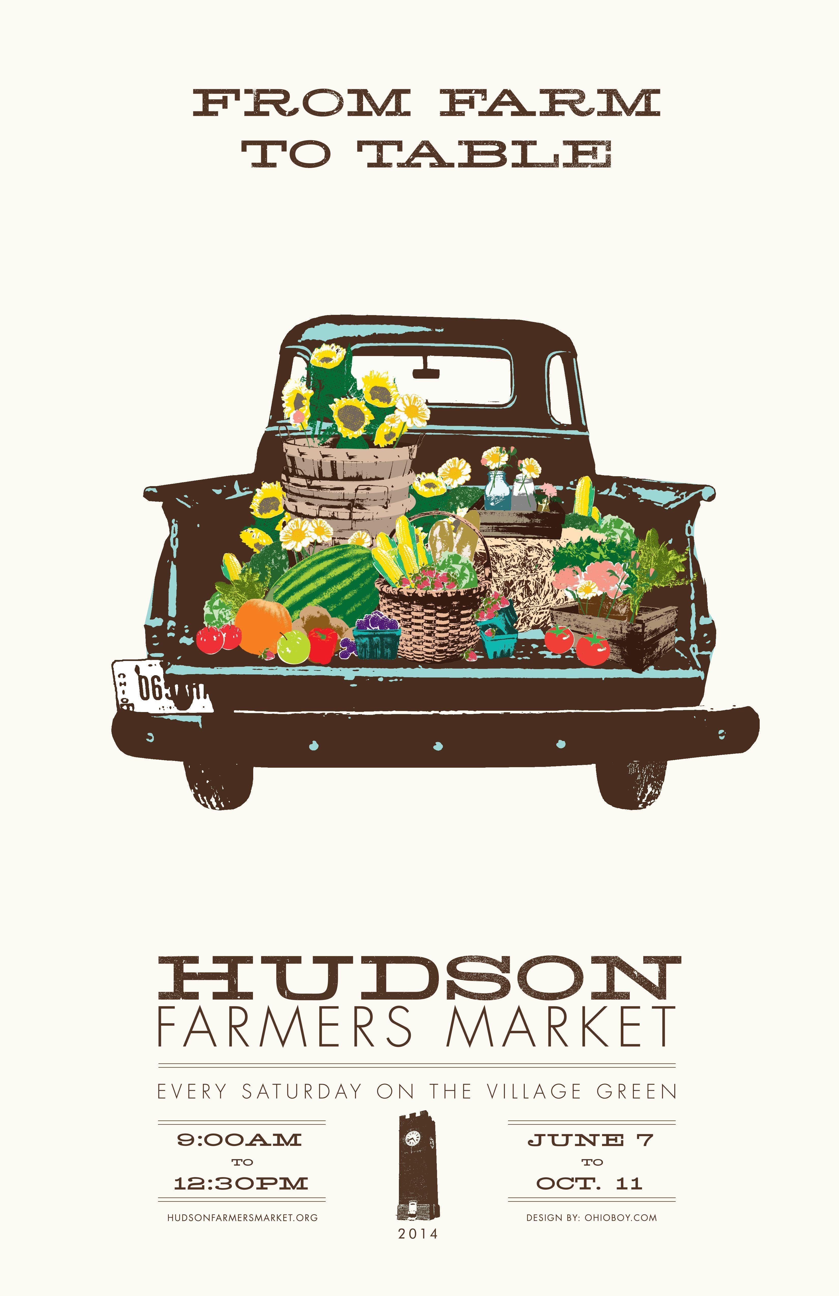 Farmers Logo - First Place: Hudson Farmers Market, Ohio | Design - Farmers Market ...