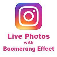 Boomerang Instagram Logo - Instagram – Live Photos With Boomerang Effect