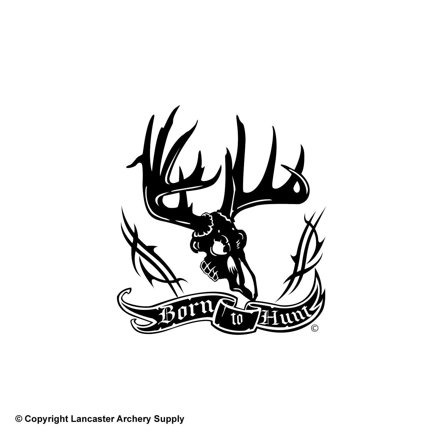 Hunting Clothing Company Logo - Outdoor Decals - Born to Hunt