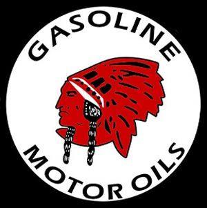 Red Indian Logo - Red Indian Gas Signs, from Garage Art LLC