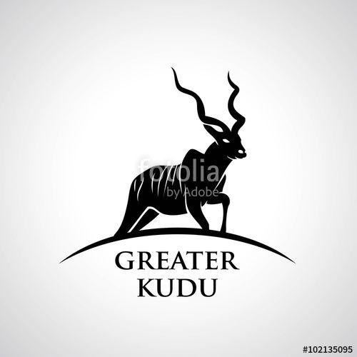 Kudu Logo - Kudu antelope sign
