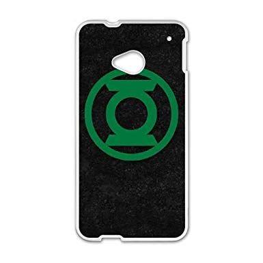 White and Green Phone Logo - Green Lantern Logo Black HTC One M7 Cell Phone Case White toy ...
