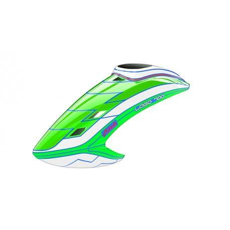 White and Green Phone Logo - Canopy LOGO 700, neon-gree/white/neon-green - RB1-RC