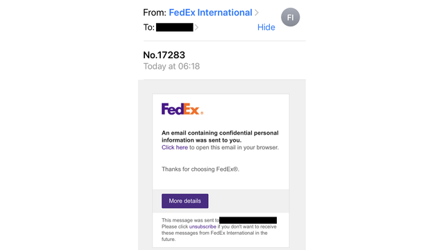 Fake FedEx Logo - FedEx warns customers about fraudulent email scam