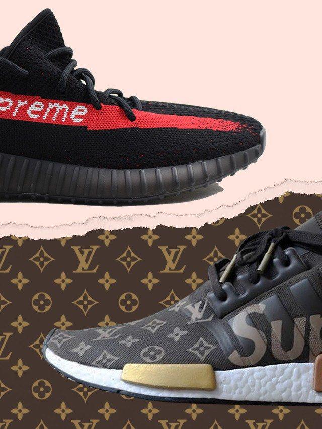 Supreme Adidas Collab Logo - Logo-Covered Custom Sneakers Are Clickbait—And Nothing More | GQ