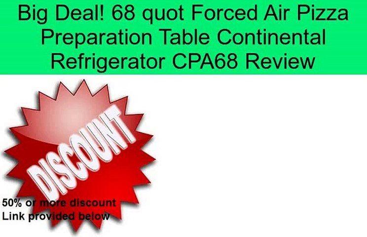 Continental Refrigerator Logo - 68 quot Forced Air Pizza Preparation Table Continental Refrigerator ...