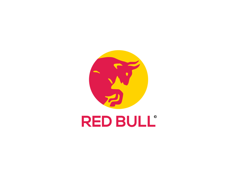 Red with Yellow D Logo - Red Bull Logo Redesign