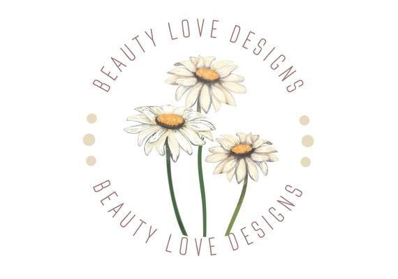 Daisy Flower Logo - DIGITAL Custom Logo design flower logo daisy logo | Etsy