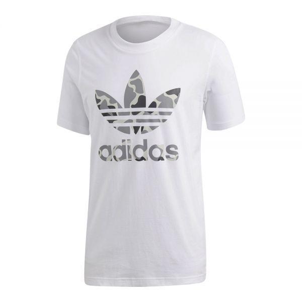 Gray Camo Adidas Trefoil Logo - adidas Men's Originals Camouflage Trefoil T-Shirt: White/Gray Camo ...