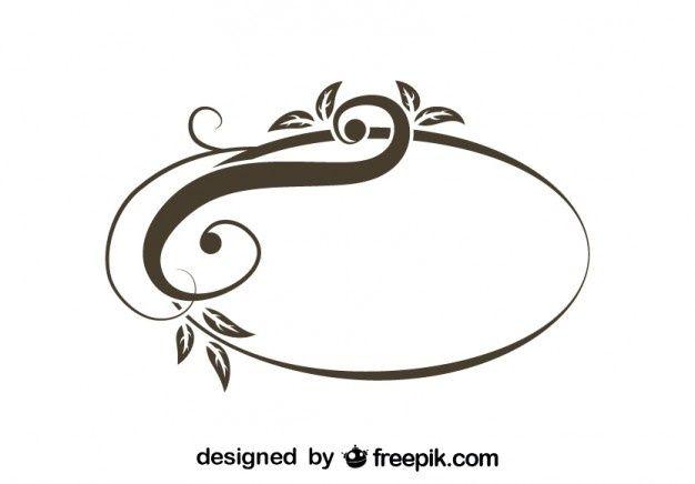 Black and White Oval Logo - Oval Vectors, Photos and PSD files | Free Download