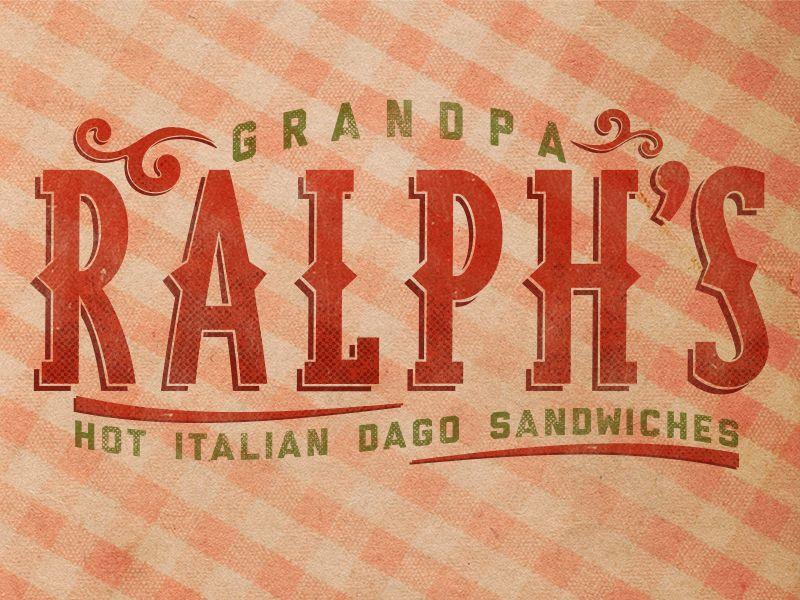 Ralphs Logo - Grandpa Ralphs Logo by Matt Alvar | Dribbble | Dribbble