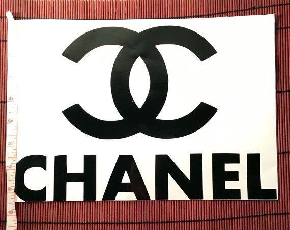 Large Chanel Logo - Large Chanel Logo Decal by lunalora4u on Etsy | New Home Ideas ...