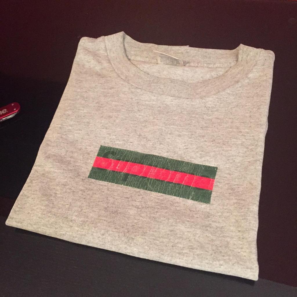 Gucci Box Logo - Supreme Gucci Box Logo