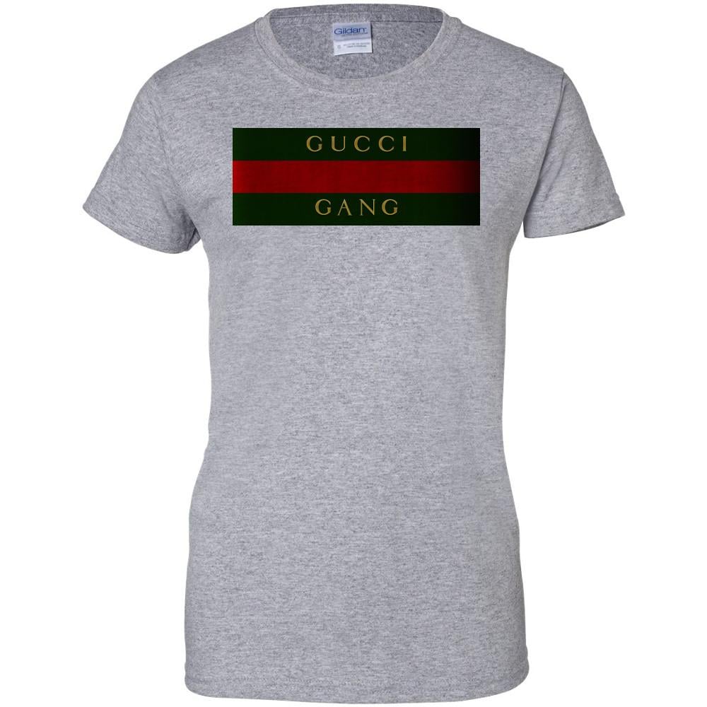 Gucci Box Logo - Gucci Gang Box Logo Womens T-Shirt – Read My Funny T Shirt