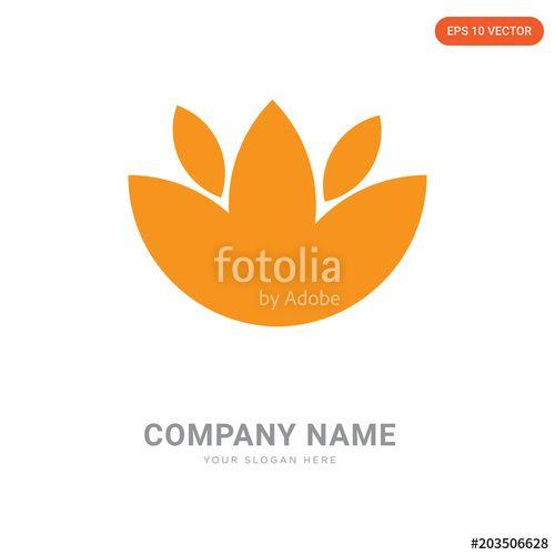 Big Flower Logo - Big Flower Company Logo Design Stock Image And Royalty Free Vector