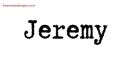 Jeremy Name Logo - jeremy Archives - Free Name Designs