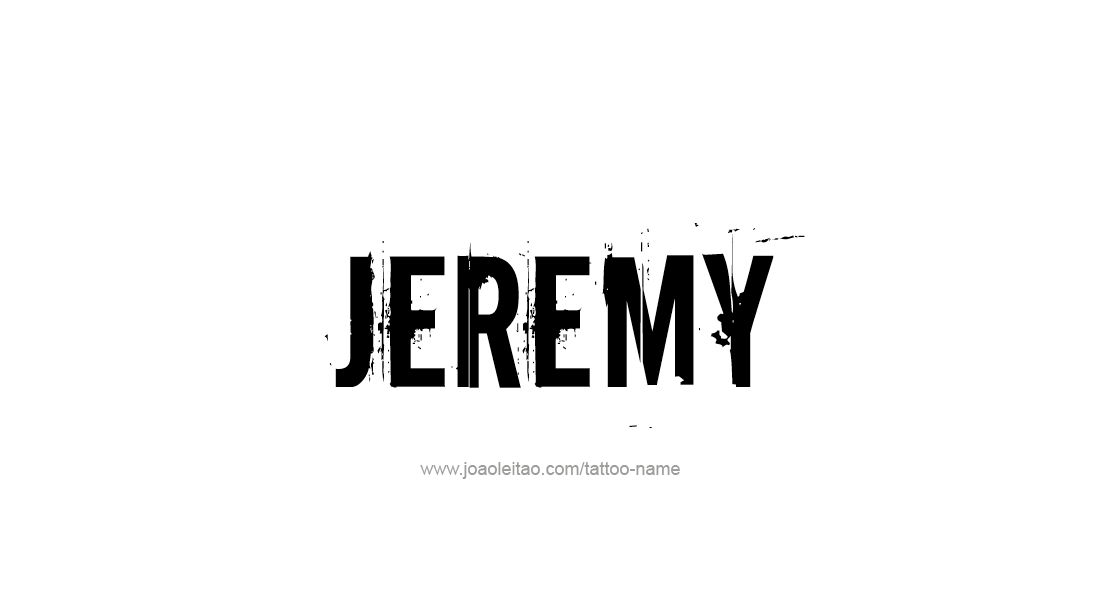 Jeremy Name Logo - Jeremy Name Tattoo Designs