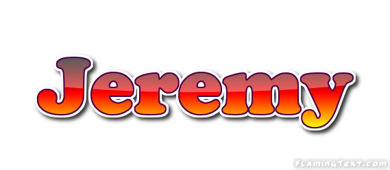 Jeremy Name Logo - Jeremy Logo. Free Name Design Tool from Flaming Text