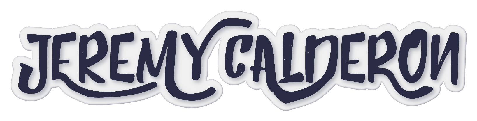 Jeremy Name Logo - Jeremy Calderon. Illustrations, graphics, and other fun stuff!
