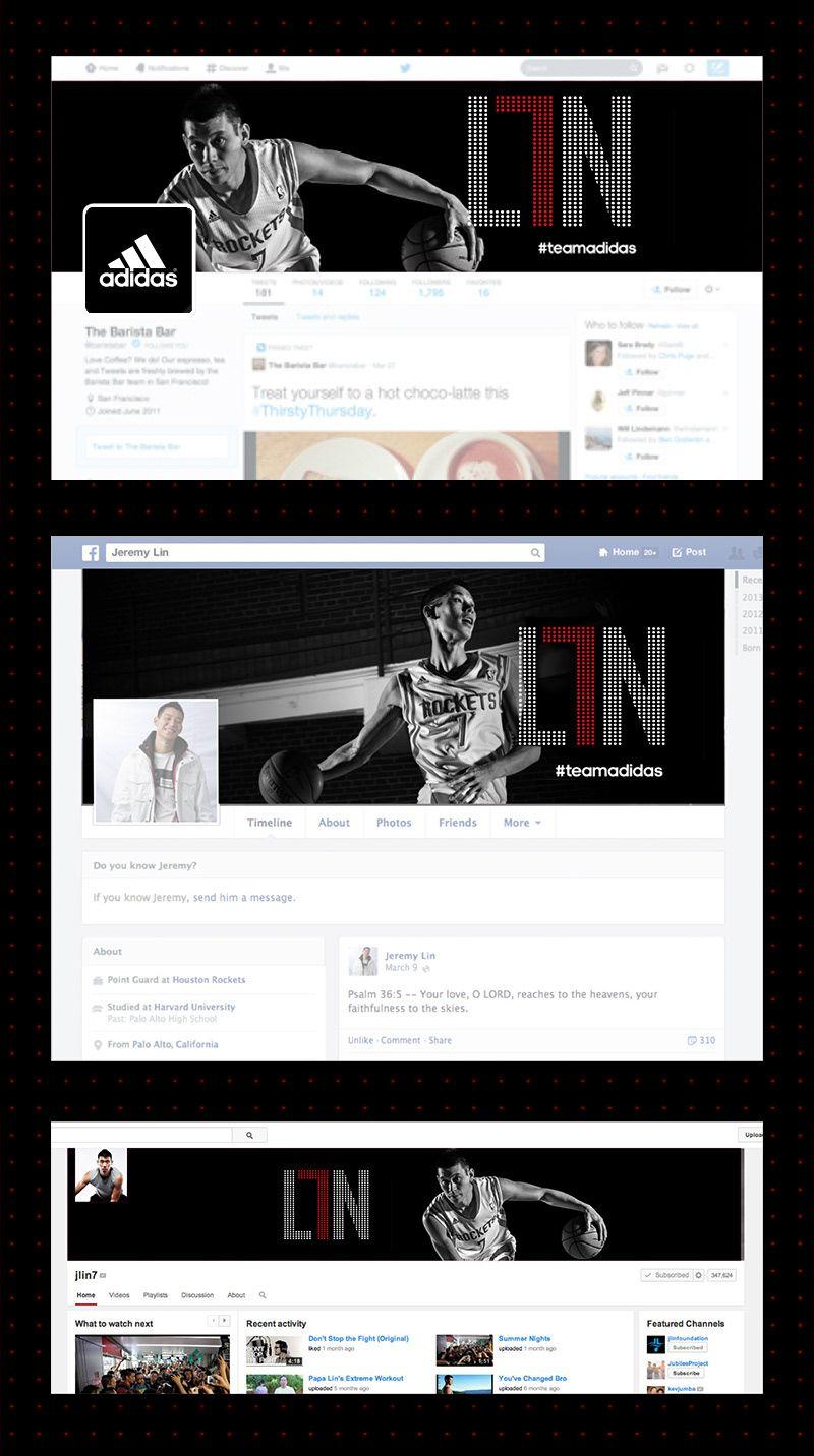 Jeremy Name Logo - Holly Johnson Graphic Design Portfolio - adidas / Jeremy Lin Social Logo