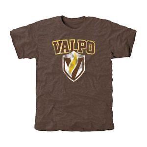 Valparaiso Crusaders Logo - Valparaiso Crusaders Classic Primary Tri-Blend T-Shirt - Brown | eBay