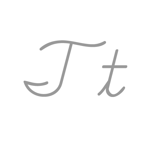 Large Letter T Logo - T