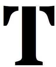 Large Letter T Logo - Amazon.com: 8x10 Large Letter Stencil from 4 Ply Mat Board-Stardos ...