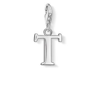 Large Letter T Logo - Thomas Sabo Charm Club Sterling Silver Letter T Charm 0194-001-12 ...