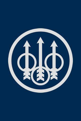 Berretta Logo - Blue Beretta Logo iPhone Wallpaper