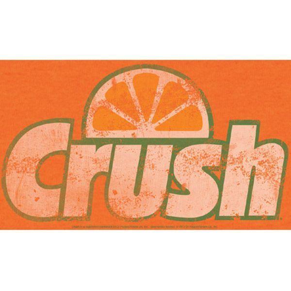 Crush Logo - This retro soft drink tee features a vintage Orange Crush Logo on a ...